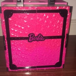 Barbie Closet Pink & Black Carry Case with Handle